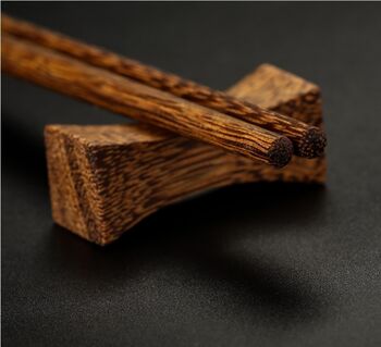 Luxury Personalised Wooden Chopsticks Gift, 5 of 6