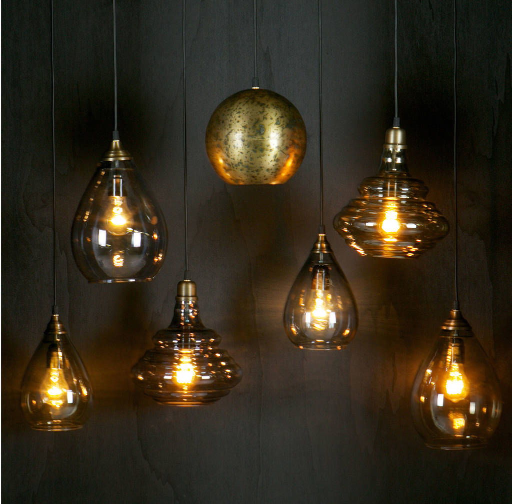 Simple Glass Pendant Light By Idyll Home | notonthehighstreet.com