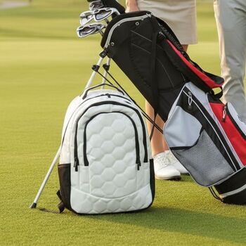All Weather Golf Themed Backpack, 9 of 12