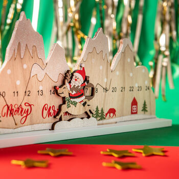 Personalised Santa Countdown Advent, 6 of 6