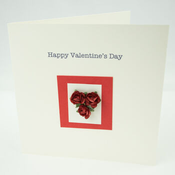 Valentines Card With Red Roses, 3 of 3