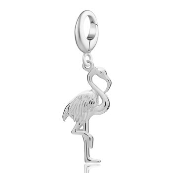 Sterling Silver Flamingo Necklace, 5 of 8