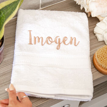 Personalised Luxury Cotton Hand Towel, 5 of 12