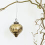 Gold Antique Glass Onion Tree Decoration, thumbnail 1 of 3