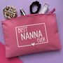 Nanny/Nanna Personalised Storage Make Up Bag, thumbnail 6 of 8