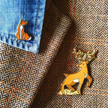 Mini Fox Pin, 2 of 2