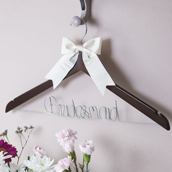 Personalised Bridesmaid Dress Hanger, 2 of 11