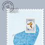 Personalised Swimmer's Stamp Card, thumbnail 3 of 3