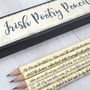 Irish Poetry Pencils, thumbnail 5 of 6