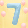 Blue Any Age Foil Number Birthday Balloon, thumbnail 10 of 10