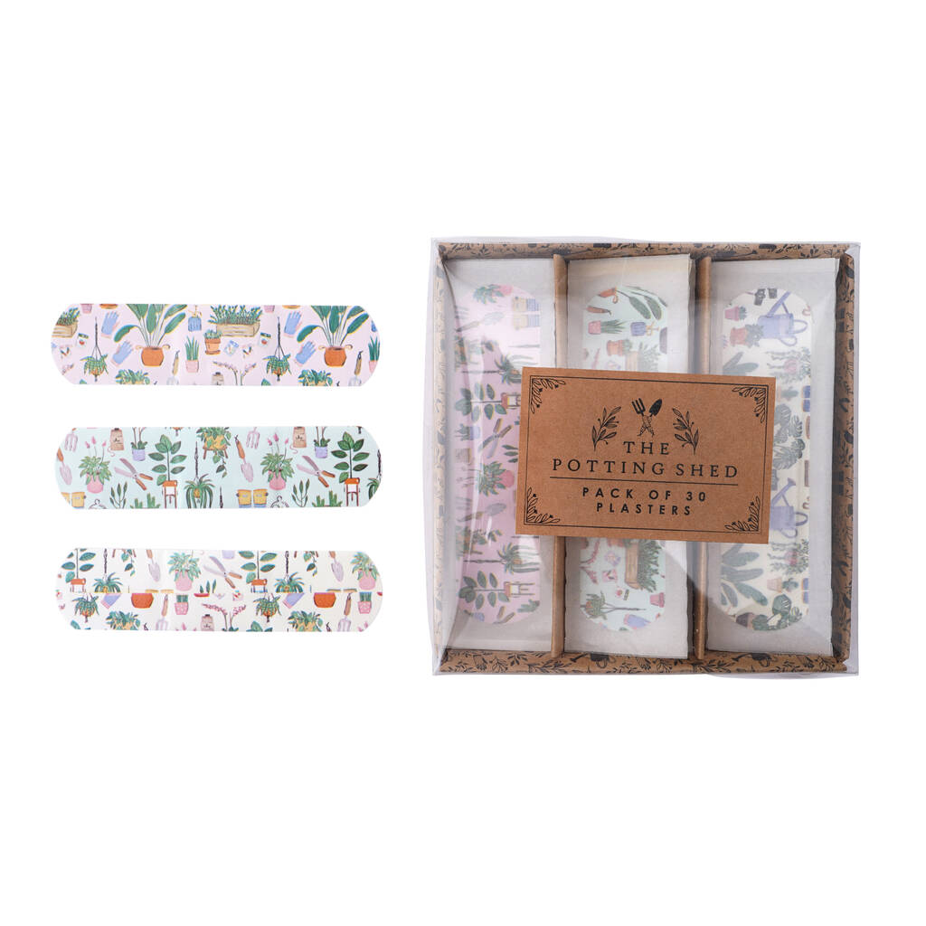 Pack Of 30 Decorated Plasters, 1 of 2