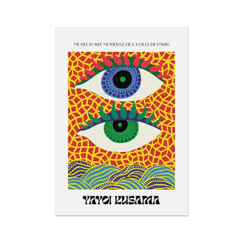 Yayoi Kusama Art Print Spotty Eyed, 2 of 2