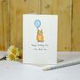 Personalised 'Cat With Balloon' Handmade Card, thumbnail 6 of 9