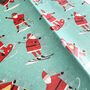 Eco Friendly Fun Guy Santa Tissue Paper Four Sheets, thumbnail 4 of 4