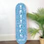 Tattoos Here Sign Clear Acrylic Skateboard Deck, thumbnail 8 of 8