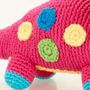 Dinosaur Rattle Dippi Pink, thumbnail 2 of 2