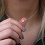 Sterling Silver Mini Initial Necklace With Personalised Photobox, thumbnail 3 of 6