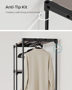 Portable Freestanding Wardrobe Closet Organize, 7 of 10