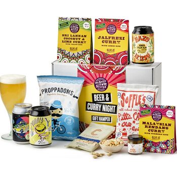 Craft Beer And Curry Night Gift Hamper, 2 of 8