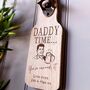 Personalised ' Daddy/Grandad ' Oak Veneer Bottle Opener, thumbnail 1 of 3