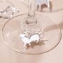 Set Of Six Dog Wine Glass Charms, thumbnail 7 of 12
