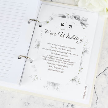 Personalised Floral Wedding Planner, 11 of 12