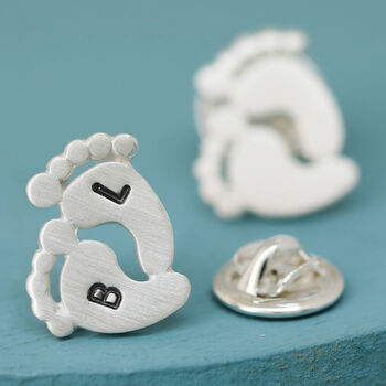 Personalised New Dad Tie Pin Sterling Silver, 8 of 9