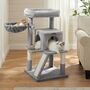 96cm Cat Tree Tower Light Grey With Side Slope, thumbnail 4 of 12