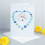 A New Baby Boy Mouse Greeting Card, thumbnail 2 of 2