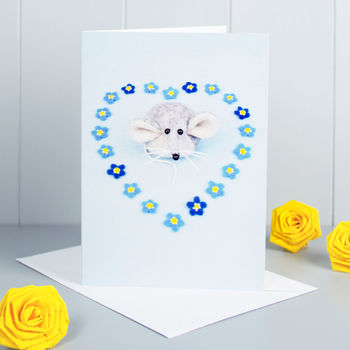 A New Baby Boy Mouse Greeting Card, 2 of 2