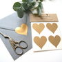 Gold Heart Decorative Stickers, thumbnail 4 of 6