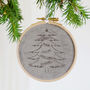 Velvet Family Tree Christmas Decoration, thumbnail 4 of 12