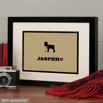Personalised Schnauzer Print For One Or Two Dogs, 4 of 10