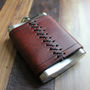 Classic Leather Flask 8oz, thumbnail 4 of 5