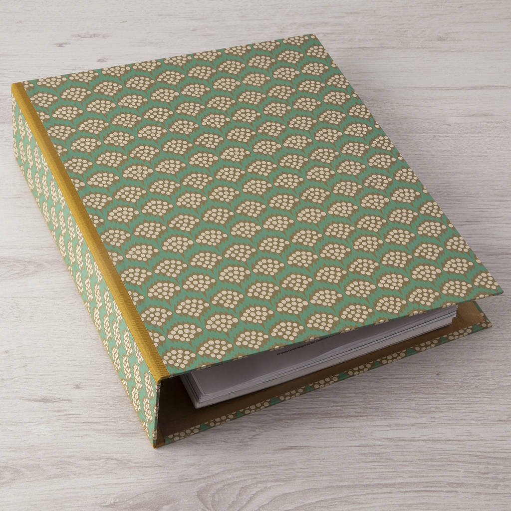 decorative lever arch file by harris & jones