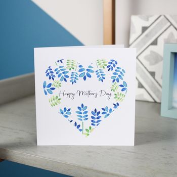 Happy Mother's Day Floral Heart Card, 4 of 6