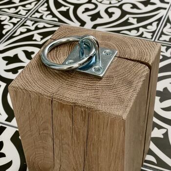 Small Oak Doorstop, 3 of 4