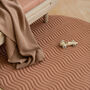 Dolce Vita Pink Organic Cotton Floor Mat, thumbnail 1 of 3