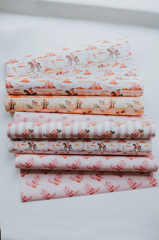 Wild West Pink Cowgirl Collection Wrapping Paper, 11 of 11