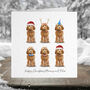 Cockapoo Christmas Card Fun Dressing Up Design, thumbnail 1 of 7