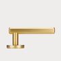 Brass Gold, Silver And Black Hexagon Door Lever Handles, thumbnail 10 of 11