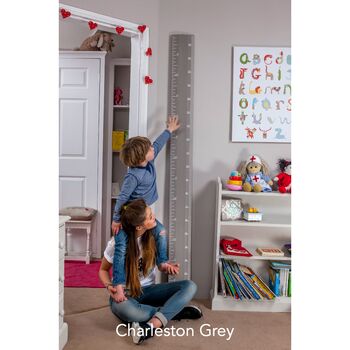 Real Ruler Height Chart In Charleston Grey, 2 of 4