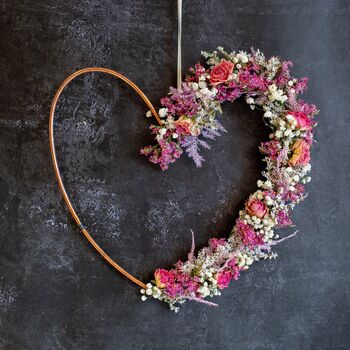 Heart Dried Flower Hoop, 3 of 5