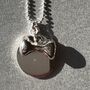 Personalised Bone Necklace Engraved With Dogs Name, thumbnail 2 of 5