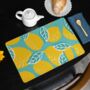 Placemats Featuring A Spanish Lemon Print, thumbnail 2 of 2