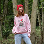 Everything's Fine Tangled Cat Christmas Sweatshirt, thumbnail 2 of 8