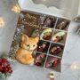 Chocolate Xmas Fox Personalised Baubles Christmas Tree, thumbnail 8 of 9