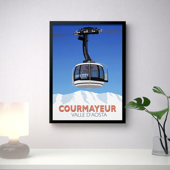 Courmayeur Ski Resort Poster, 3 of 6