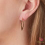 Skinny Gold And Silver Filigree Ethnic Boho Hoop Earrings, thumbnail 5 of 11