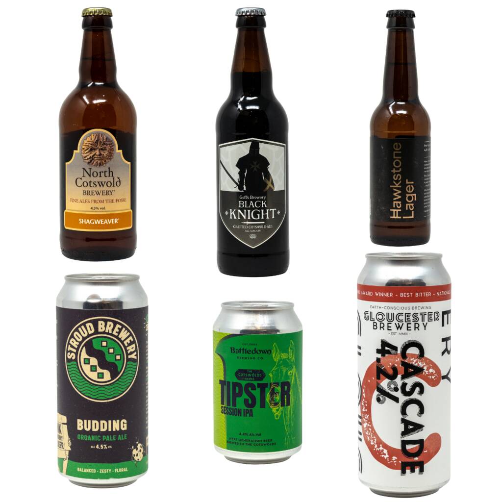 Cotswolds Craft Beer Gift Hamper By QWERTY Beer Box